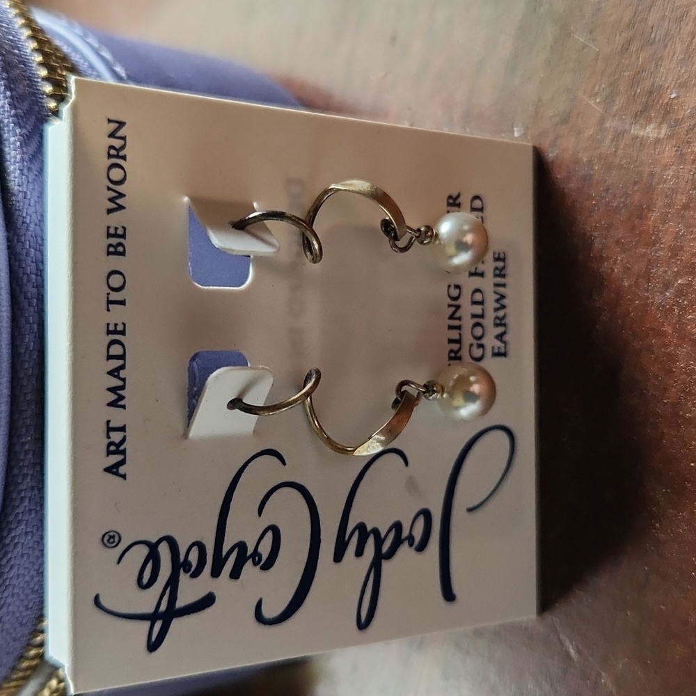 Silver & Pearl Earrings
